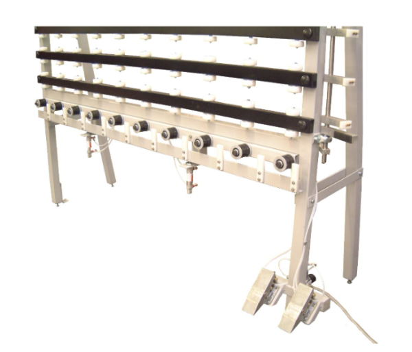 Pneumatic Spacer Bar Alignment Rack – Atlantic Machinery